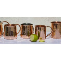 Кружка для напитков 0,3 л, серия Select, ручная работа, медь луженая оловом