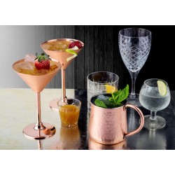 Кружка для напитков 0,5 л, серия Select, ручная работа, медь луженая оловом