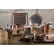 Сотейник 3 л Copperina, диаметр 24 см, серия Select, ручная работа, медь луженая оловом