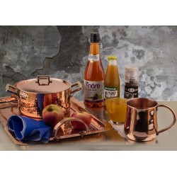 Кастрюля 3 л Copperina, диаметр 20 см, серия Select, ручная работа, медь луженая оловом Кастрюля 3 л Copperina, диаметр 20 см, серия Select, ручная работа, медь луженая оловом